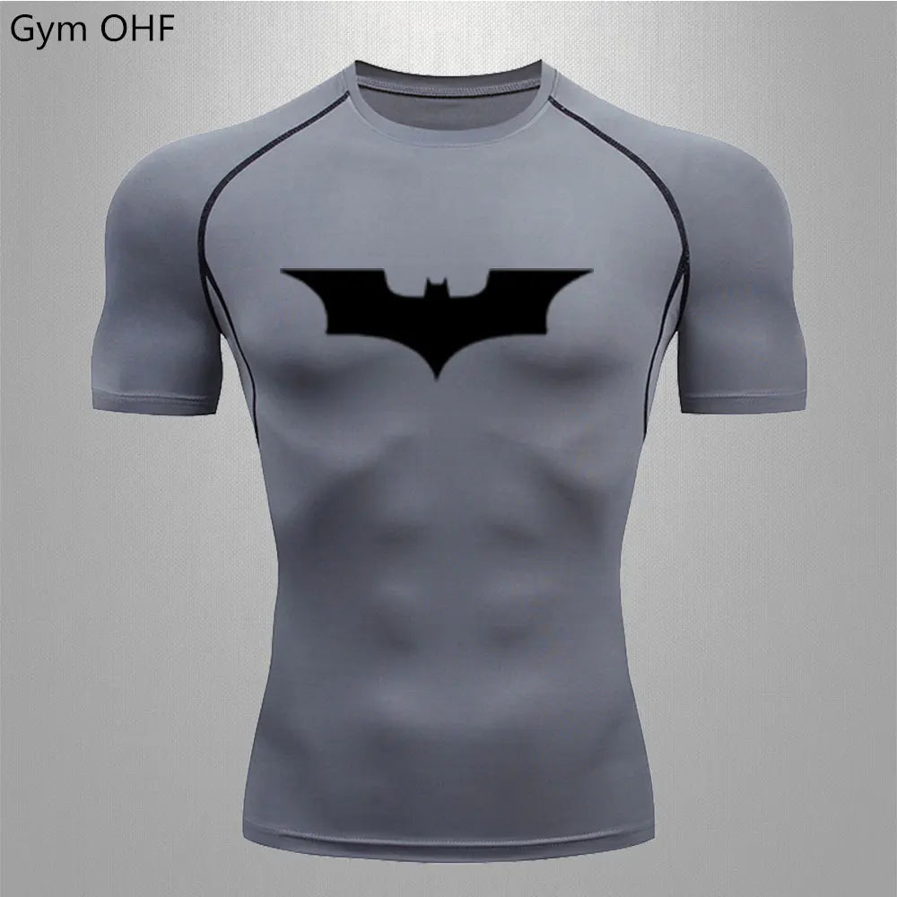 Camiseta Masculina de Compressão para Treino